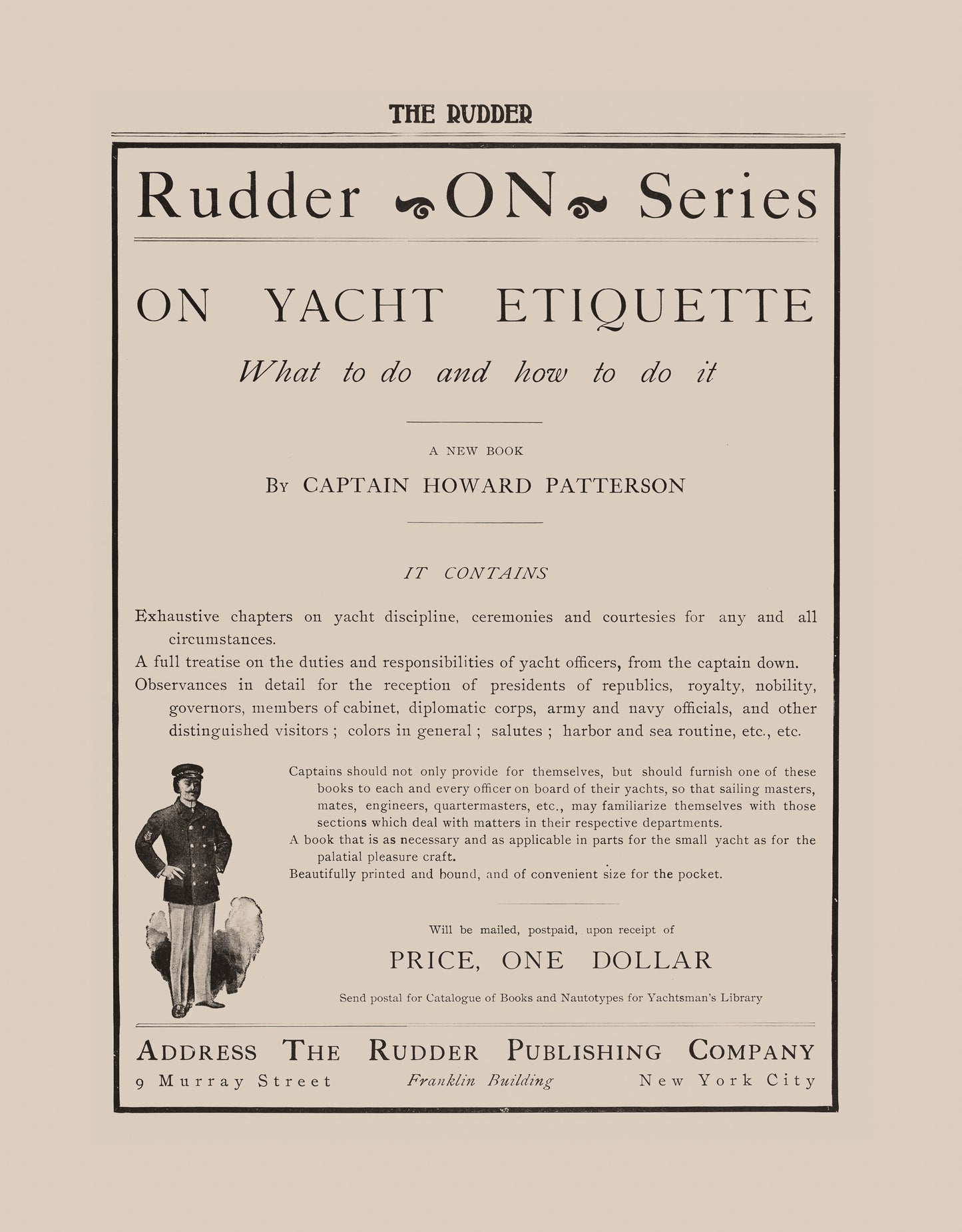 On Yacht Etiquette (Vintage Ad)