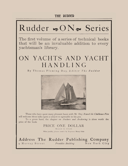 On Yachts & Yacht Handling (Vintage Ad)